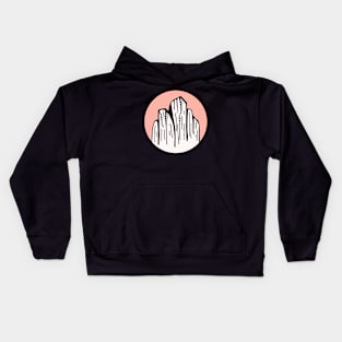 Mountains Sketch V19 Kids Hoodie